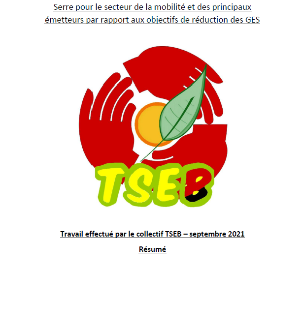 Rapport n°1 – GES mobilité